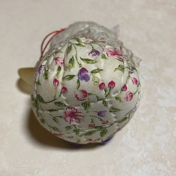 2/$20, Vintage Floral-Dressed Plush Cat With Suction Cup - Picture 3 of 6